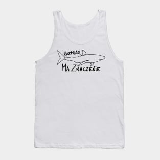 Rozmiar ma znaczenie Tank Top